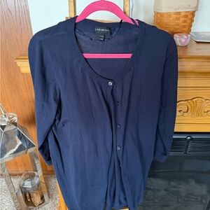 Lane Bryant Navy Blue Cardigan